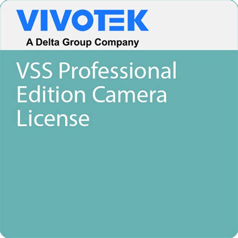 VIVOTEK VSS PRO Single Channel Software License; 1 license required per camera(There are no free camera license with VSS PRO)